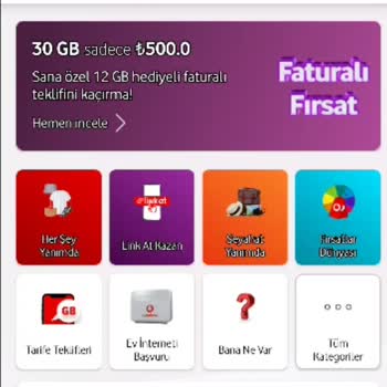 Vodafone Yanımda Uygulaması Paket Yükleme Bağlantı Sorunu
