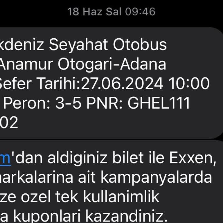 Obilet Ertelenen Otobüs Seferi