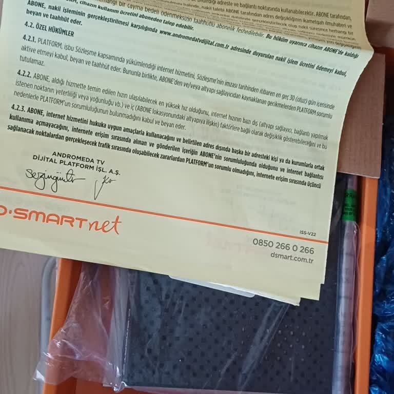 D-Smart Abonelik İptali Ve Modemin İadesi
