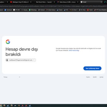 Gmail Kilitlendi Nasıl Düzelir