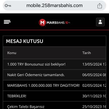 Marsbahis Çekim Talebi Sonrası Kasa Sıfırlandı