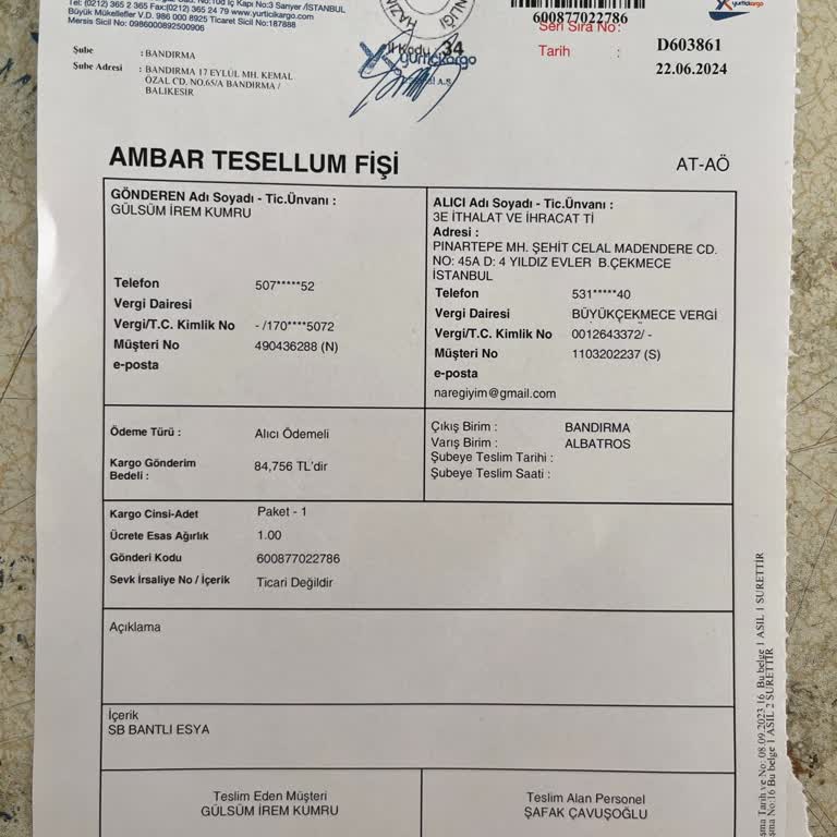 Nare Giyim İade Ücretinin Yatmaması