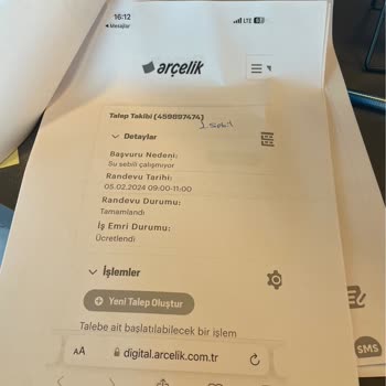 Arçelik Kayıp Su Sebili