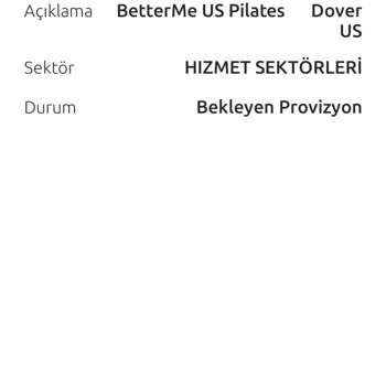 Betterme Pilates İzinsiz Para Çekilmesi