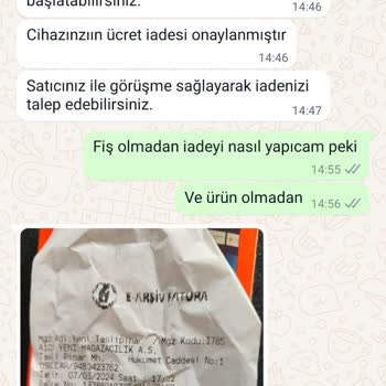 A101 Ürün İadesi Mağduru