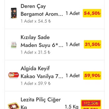 Şok Marketler Eksik Ürün Gönderdiler Tahsil Edilen Tutarı İade Etmediler. Eksik Tutar