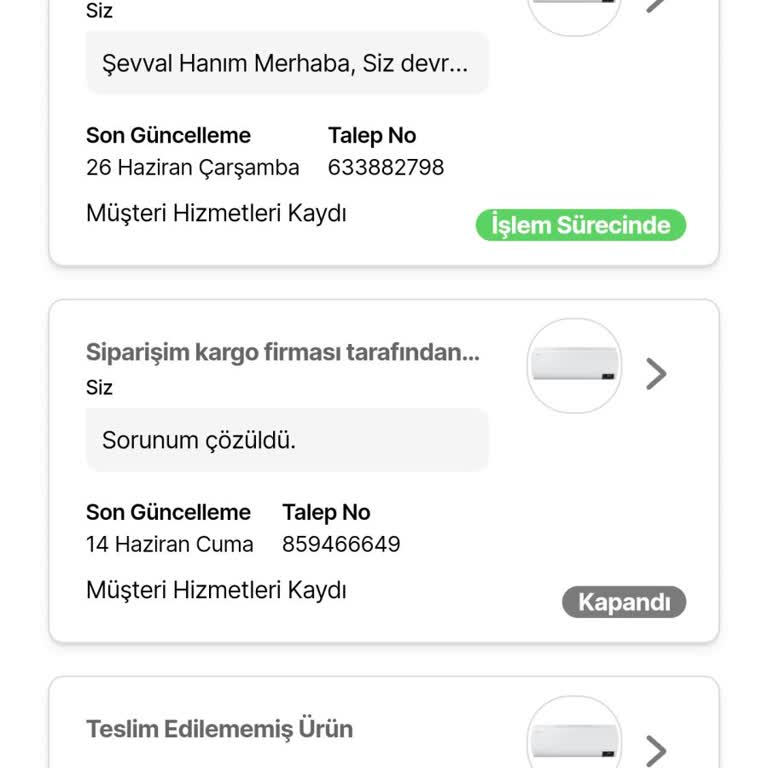 Hepsiburada Satın Aldığım Ürün Teslim Edilmedi Fiyatı 6000Tl Arttı