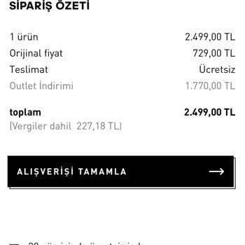 Adidas'tan Etiket Fiyatıyla Alışveriş Yapamadım