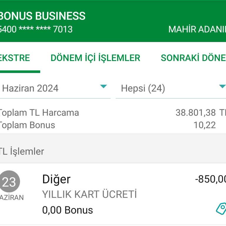 Garanti Bankası Yıllık Kart Ücreti Ve "Tehdit"