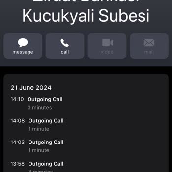 Ziraat Bankası Küçükyalı Şubesi'ne Kesinlikle Ulaşılamıyor