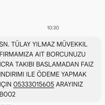 Metka Hukuk (SMS) Yanlış Borç Bildirimi Ve İcra Takibi Tehdidi