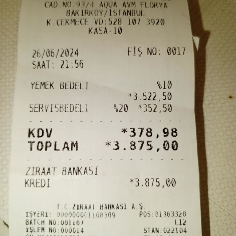 Kaşıbeyaz Et Restoranı Hizmet Ve Fiyat