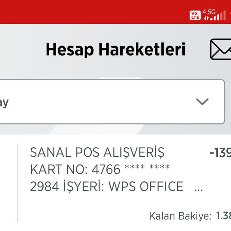 WPS Office Üyelik İptal Olmuyor Her Ay Habersiz Para Çekiyor