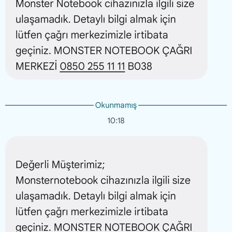 Monster Servis Aramadığı Halde Aradık Ulaşamadık Diyor