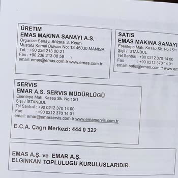 ECA 2-3 Günde Bir Basınç Düşmesi