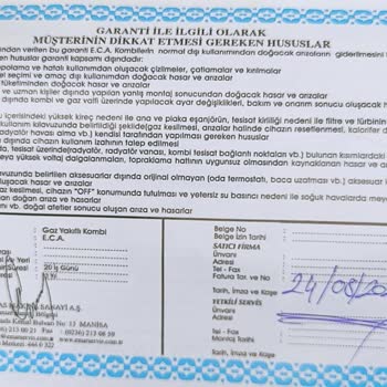 ECA 2-3 Günde Bir Basınç Düşmesi