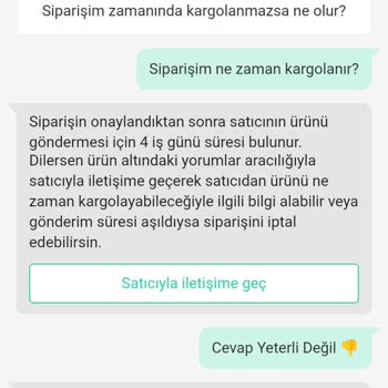 Dolap Paramı İade Alamadım