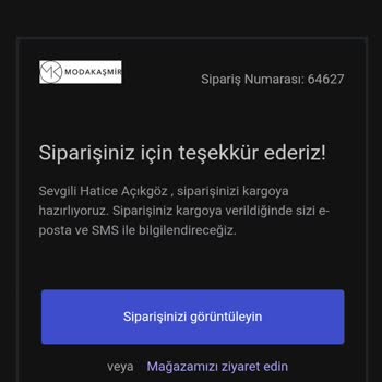 Modakaşmir Bir Haftadır Kargom Elime Ulaşmadı