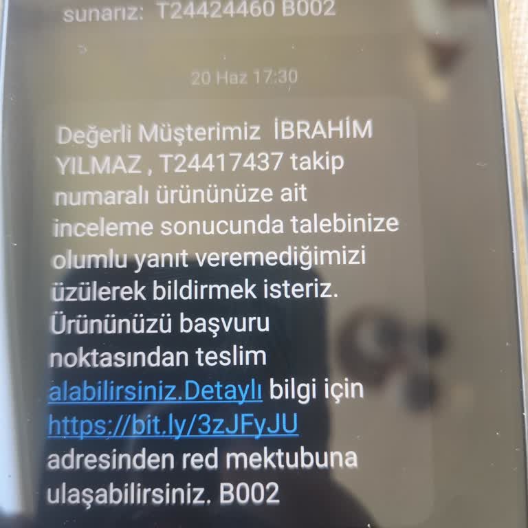 Adidas Ayakkabı Değişim Talebi