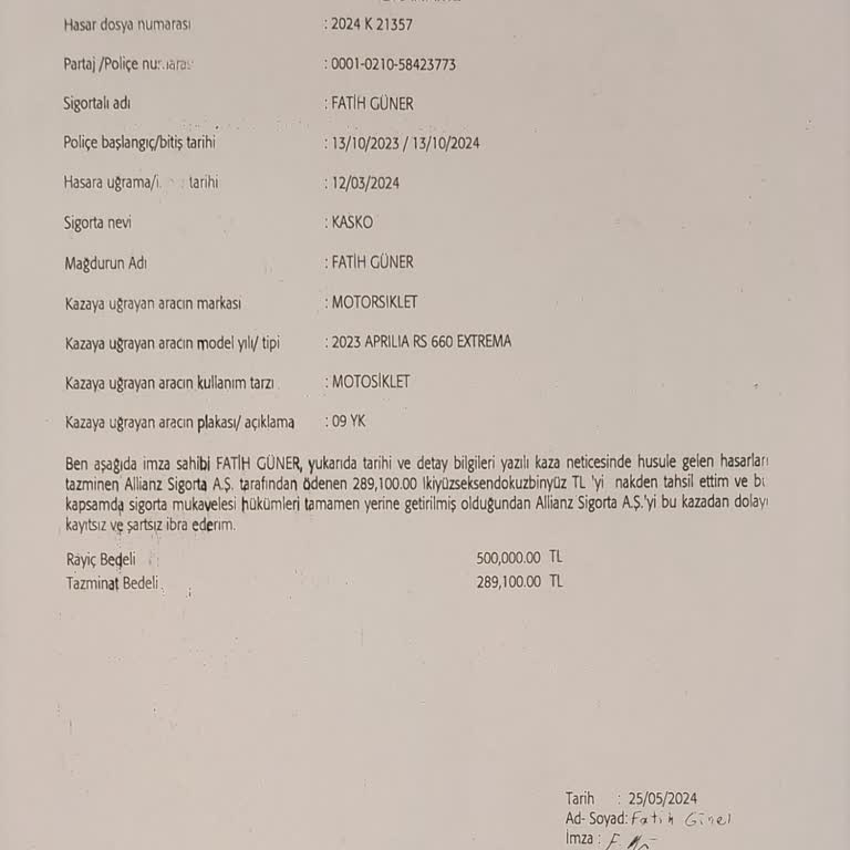 Allianz Sigorta Koç Allianz Pert Araç Sürecinde Müşteriyi Ortada Bırakıyor