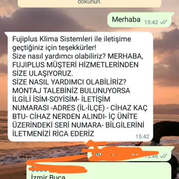 Fujiplus Klima Servis Kurulum Sorunu.