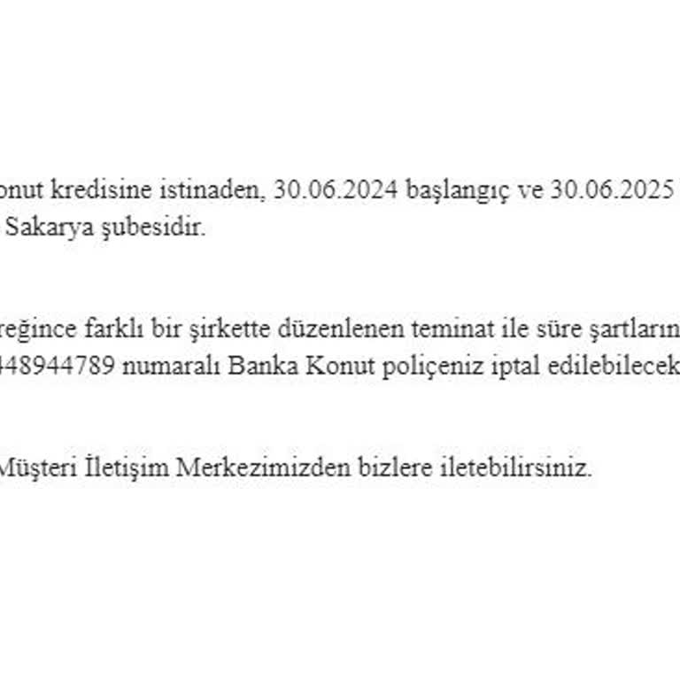 Halkbank Konut Sigortası Yanıltması