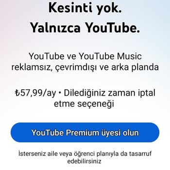 Turkcell, Paket İçeriğindeki Youtube.com Premium Üyeliğini Vermiyor.