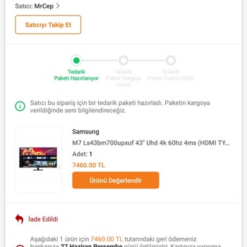Ürünümü Teslim Edemeyen Trendyol/Aras Kargo/MrCep Firmalarına Sitem