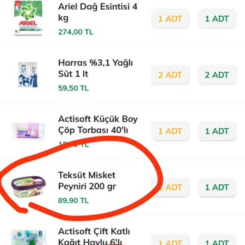 File Market Eksik Ürün Gönderimi