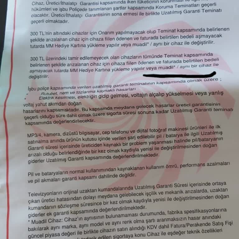 Media Markt’ın Ek Garanti Şartlarına Uymaması