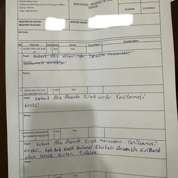 Kelebek Mobilya Ürün Hasarının Giderilmemesi