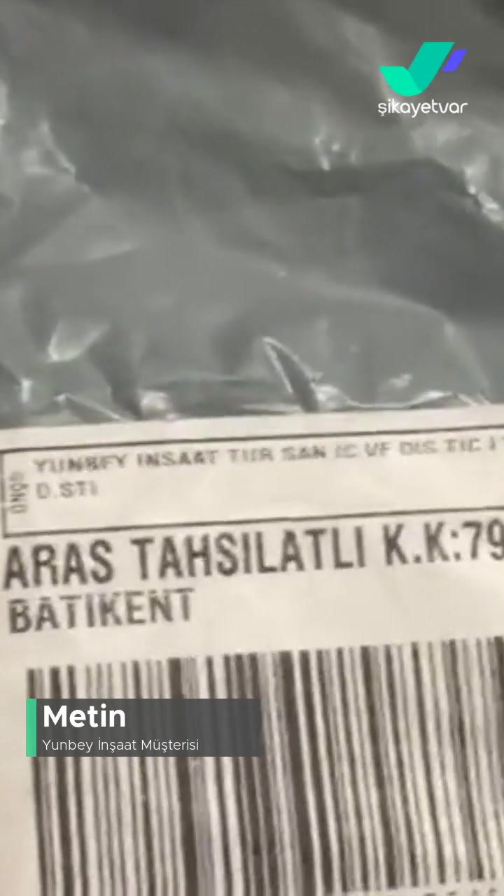 Yunbey İnşaat Ben Böyle Kalitesiz Firma Görmedim! videonun kapak resmi