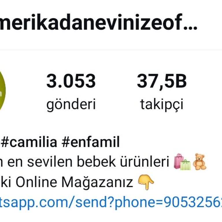 Amerikadanevinizeofficial (Instagram) Ürünü göndermeyip mağdur ediyorlar!