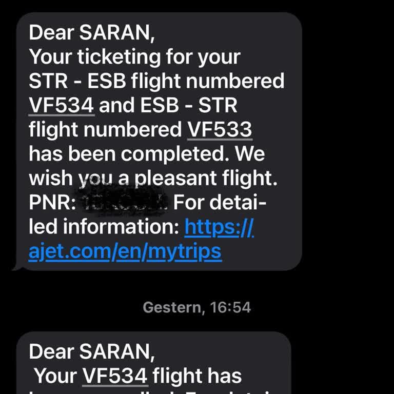 AJet (Anadolu Jet) Uçuşum İptal, Aktarmalı Alternatif Olarak Aynı Yere Ek Ücret Talebi