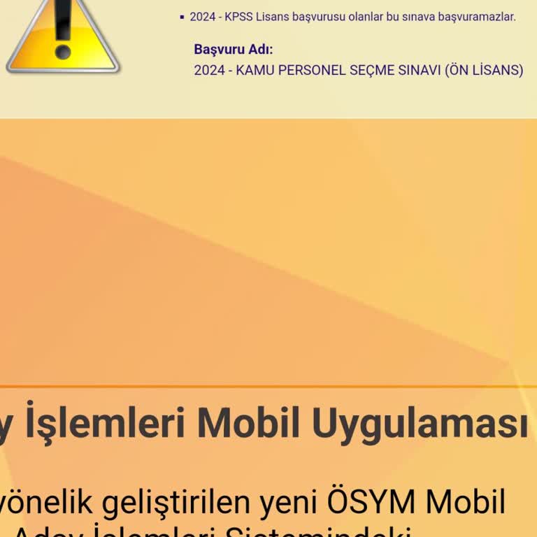 ÖSYM Lisans Başvurusu İptali