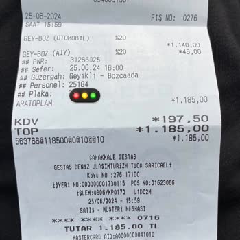 Bozcaada Belediyesi Çevre Ve Trafik Düzenleme Ücreti Sorunu