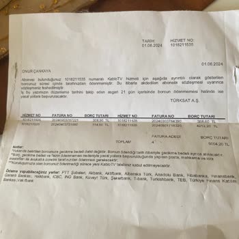 TÜRKSAT Kablo Net Abonelik Sorunları Ve Haksız Ücretlendirme