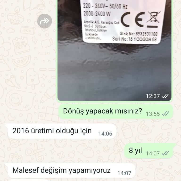 Arçelik Tost Makinesi K 2369