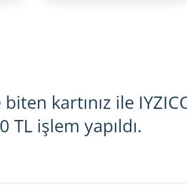 Iyzico Aracılığıyla Hesabımdan Para Çekilmek İstendi