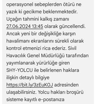 Sunexpress İzmir Van Uçağı 10.50 Den 13.45ardından 18.40 Alindi. Yeter