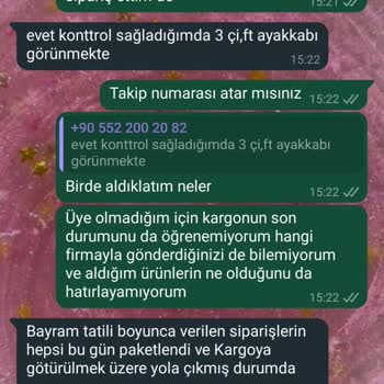 Lamelif Giyim Kargom Ortada Yok Takip Numarası Da Vermediler