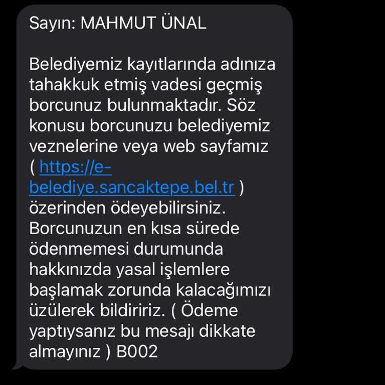 Sancaktepe Belediyesi Yasal İşlem Başlatacaklarmış