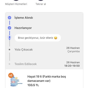 Hepsiburada'dan Su Siparişi Verdim, Ürün Gelmedi