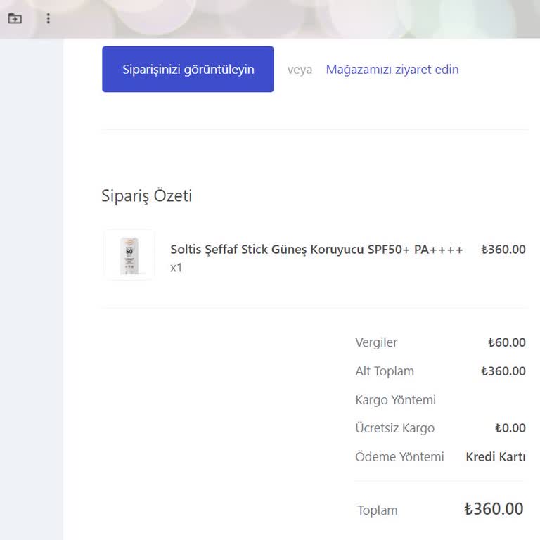 Soltis İnternet Alışverişi Şikayet!