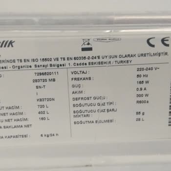 Arçelik 6 Yıllık Buzdolabı Çöpe Gitti!