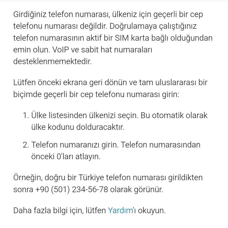 WhatsApp Mail Adresi İle Doğrulama Sorunu