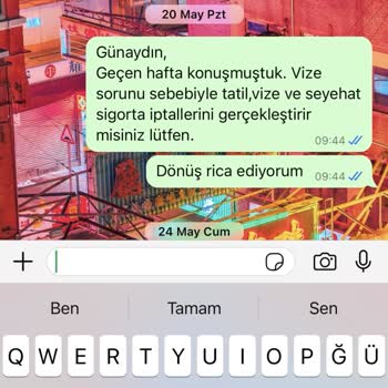 SSC Tur İadem 1,5 Aydır Hesabıma Geçmedi