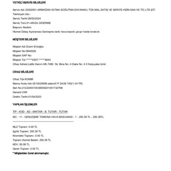 DemirDöküm Arızalı Ürünü Değiştirmiyor