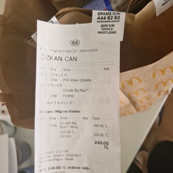 Migros Yemek Yanlış Sipariş Ve Hijyen Sorunu