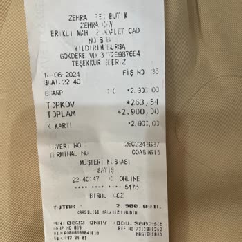 Zehra Butik (Zehraibutik) Soluk Renkli Ürünün Değişimini Kabul Etmediler